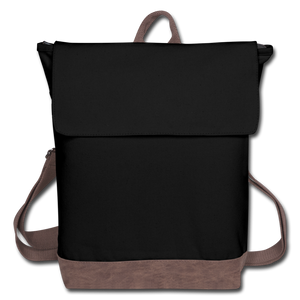 Canvas Backpack - black/brown